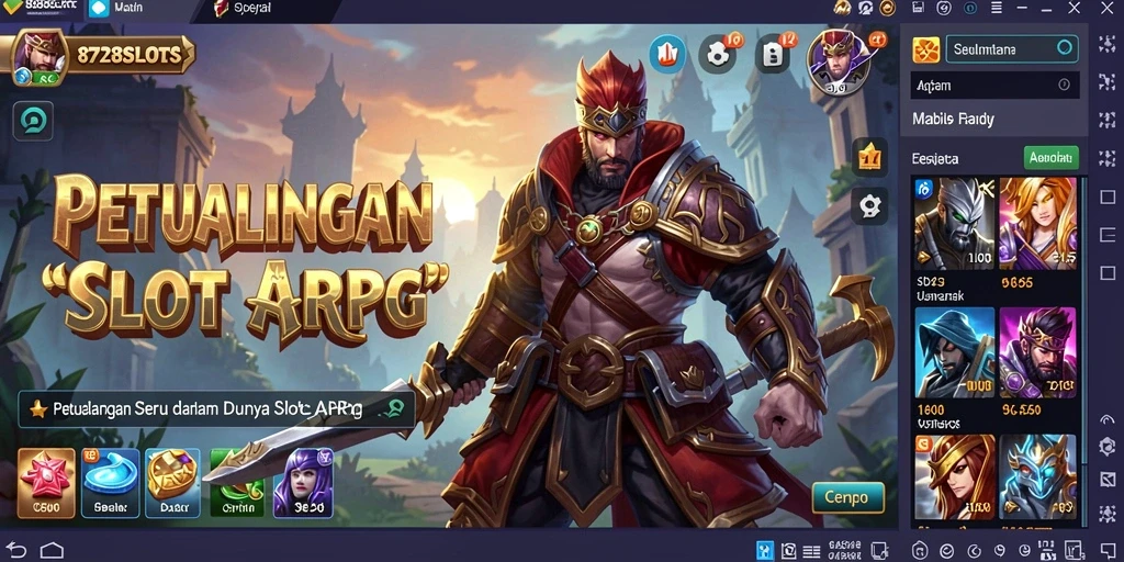 Tampilan gameplay 8728SLOTS yang menarik dengan aksi seru.