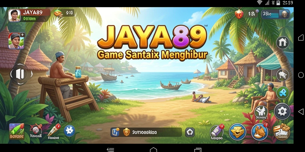 Screenshot utama JAYA89 menampilkan gameplay yang penuh warna dan menyenangkan.