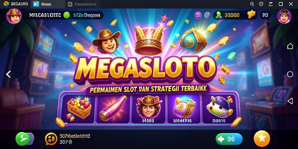 Tampilan gameplay penuh aksi dan strategi dari MEGASLOTO.