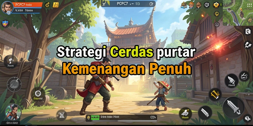 Taktik mendebarkan dalam gameplay PCPC7 yang penuh strategi.