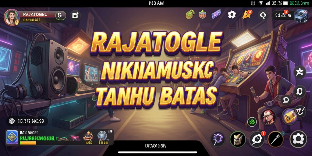 Tampilan gameplay RAJATOGEL yang interaktif dan penuh warna.