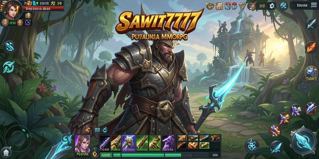 Gameplay SAWIT777 yang seru di dunia MMORPG.
