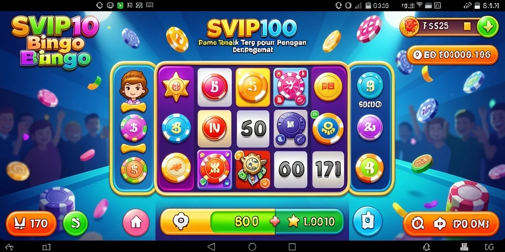 Tampilan gameplay menarik di SVIP10 saat bermain Bingo.